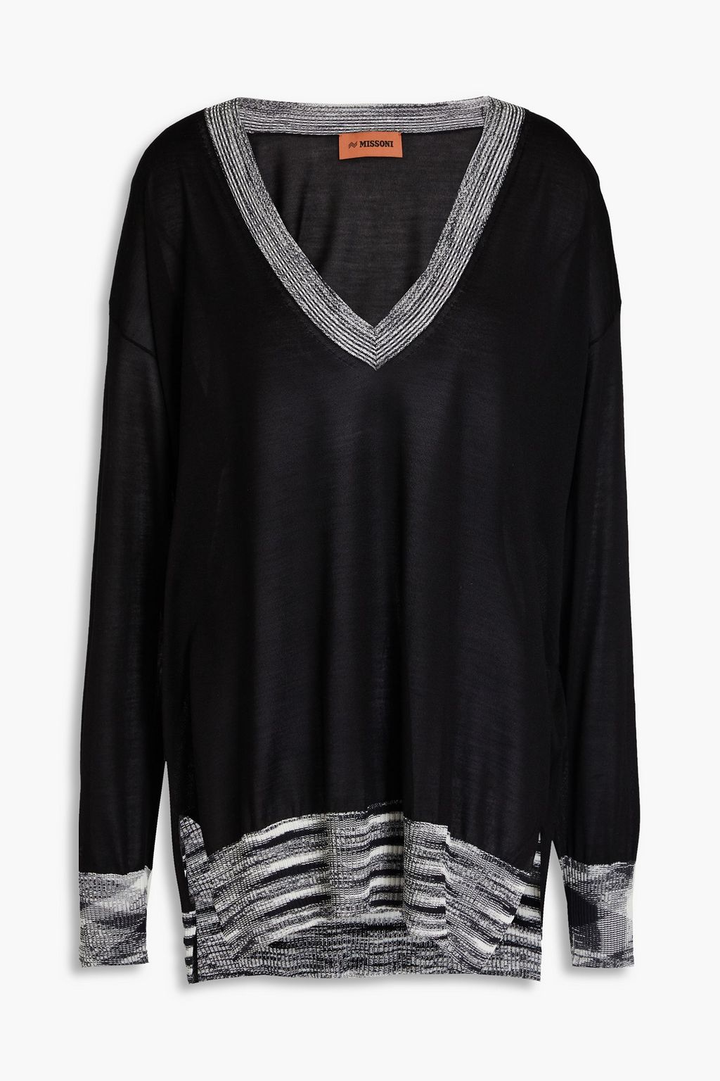 Silk blend hotsell sweater