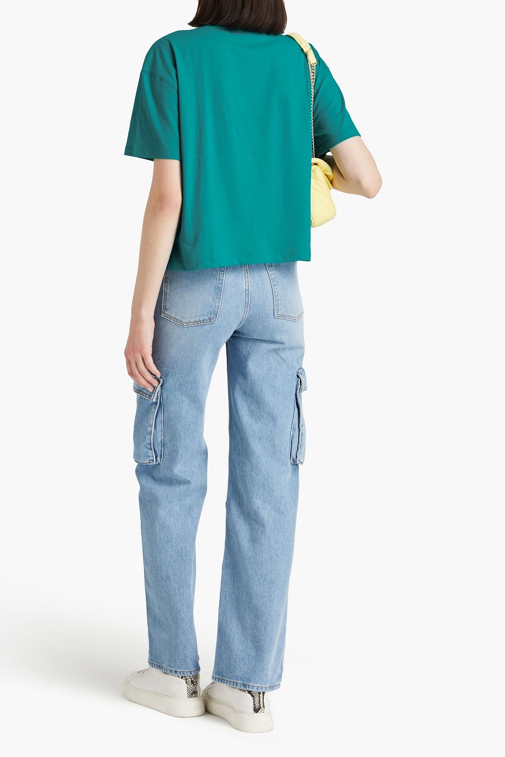 SANDRO コットンジャージー Tシャツ
