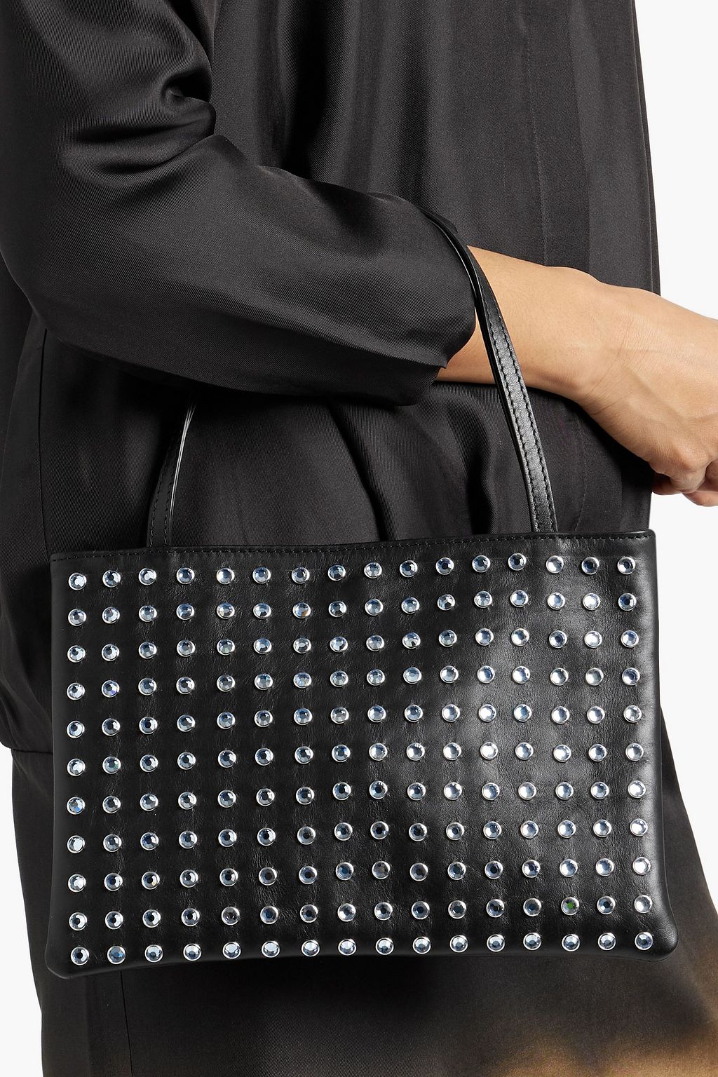 16ARLINGTON Suki crystal-embellished satin shoulder bag