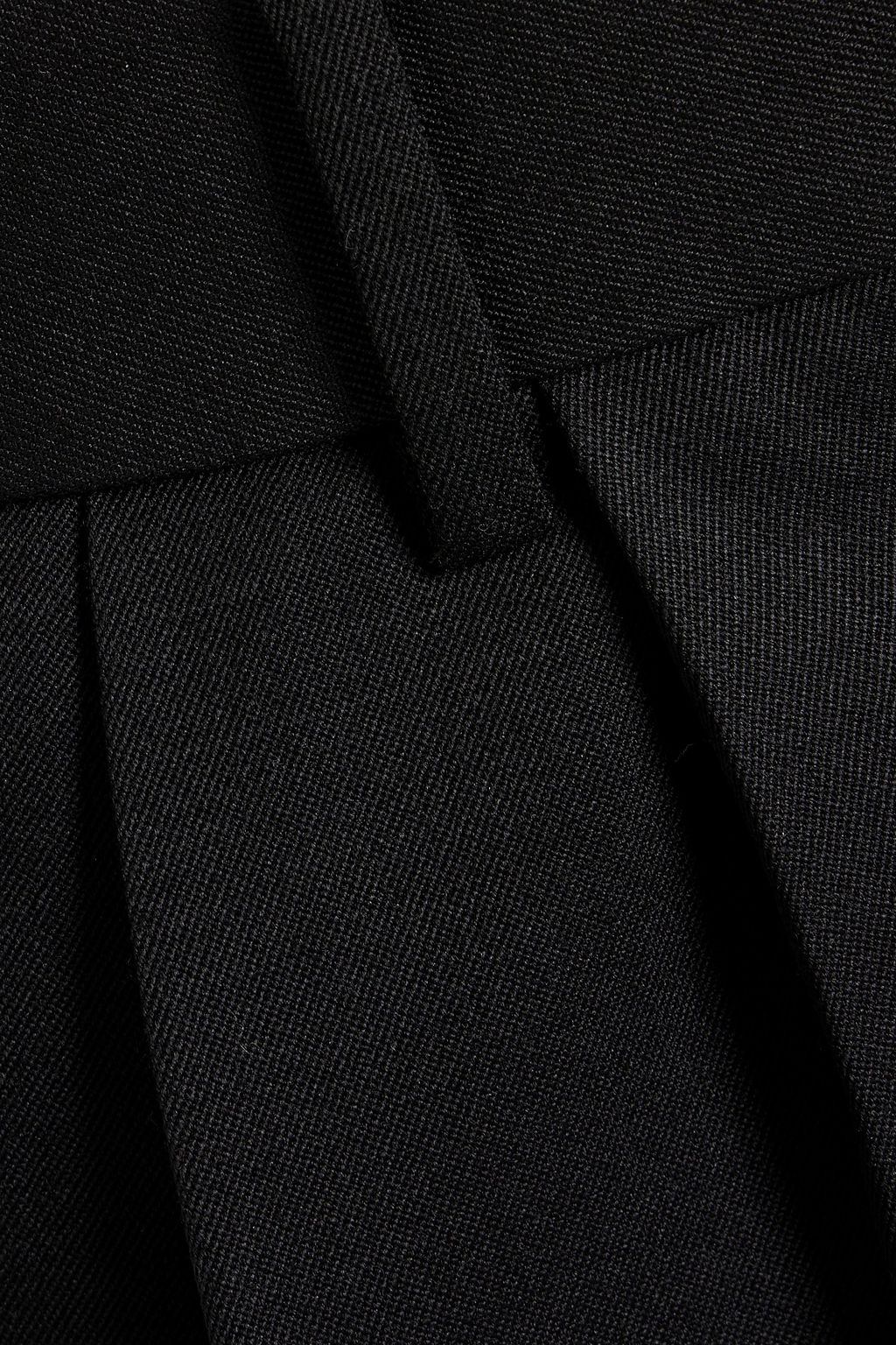 NILI LOTAN Wool-twill shorts