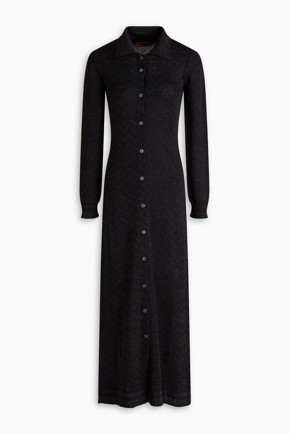 Missoni - Metallic crochet-knit cardigan - Black - IT 38
