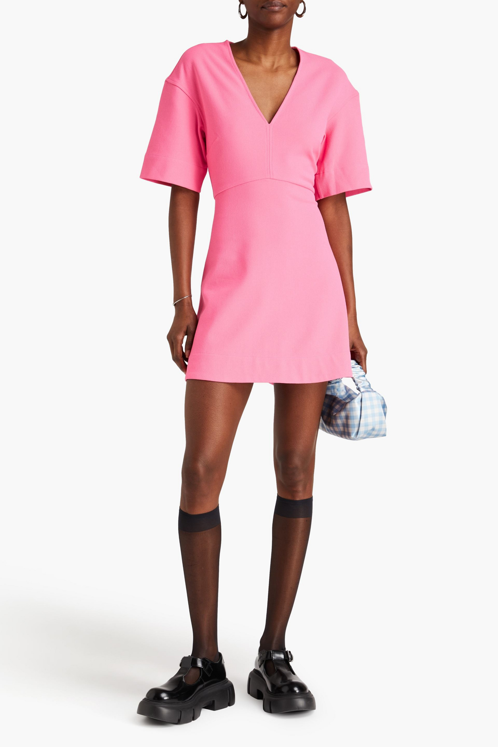 GANNI Ottoman mini dress