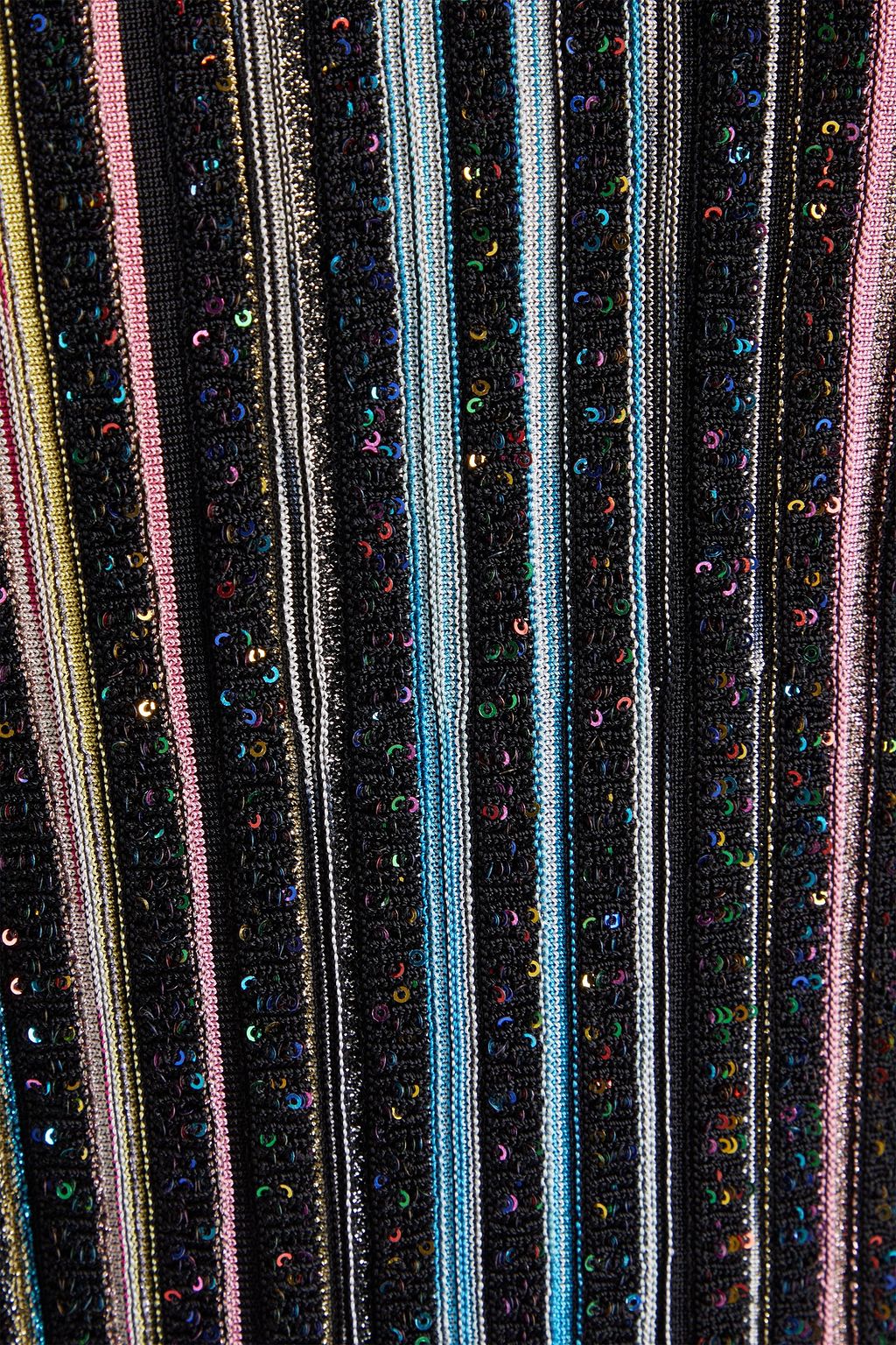 MISSONI 시퀸 장식 크로셰 니트 카디건