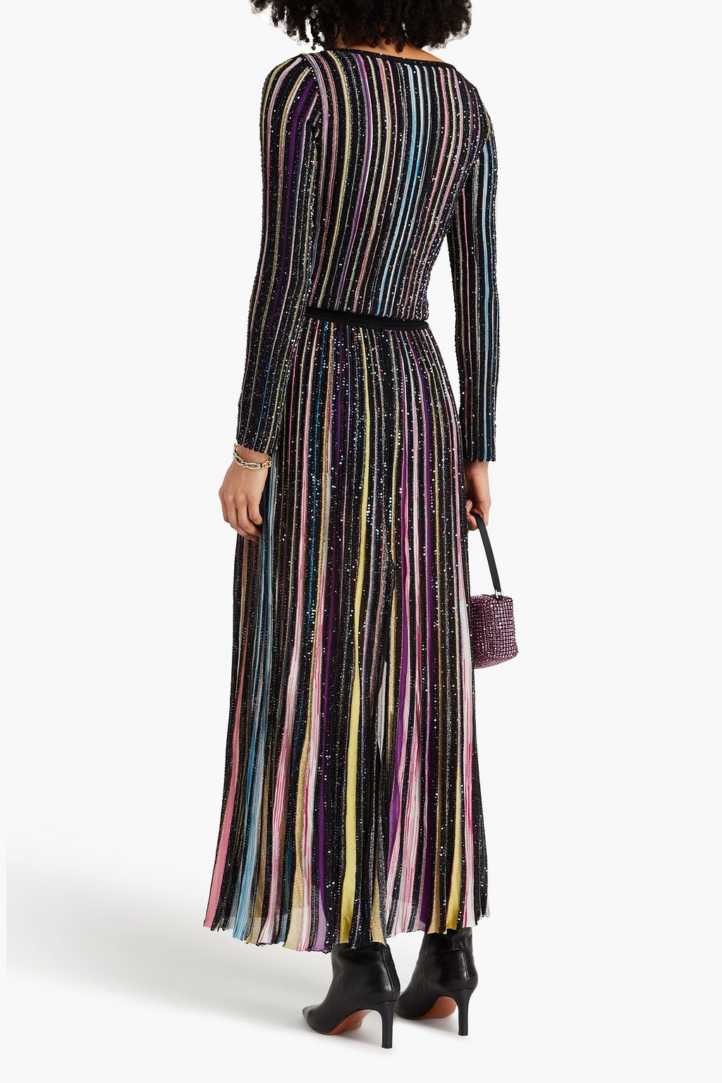 MISSONI 시퀸 장식 크로셰 니트 카디건