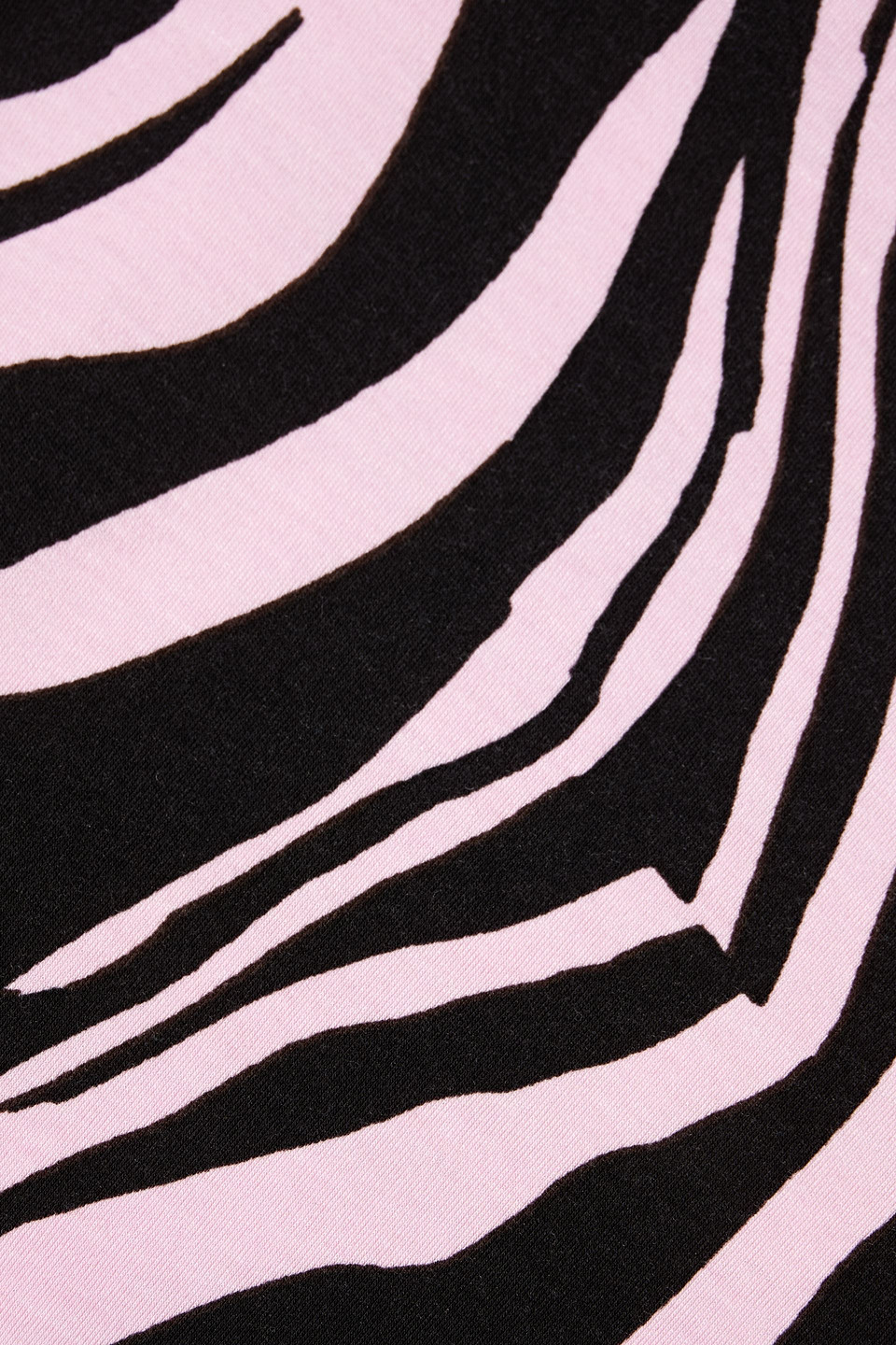 Diane Von Furstenberg Doha Zebra-print Lyocell And Wool-blend Jersey Turtleneck Top In Baby Pink