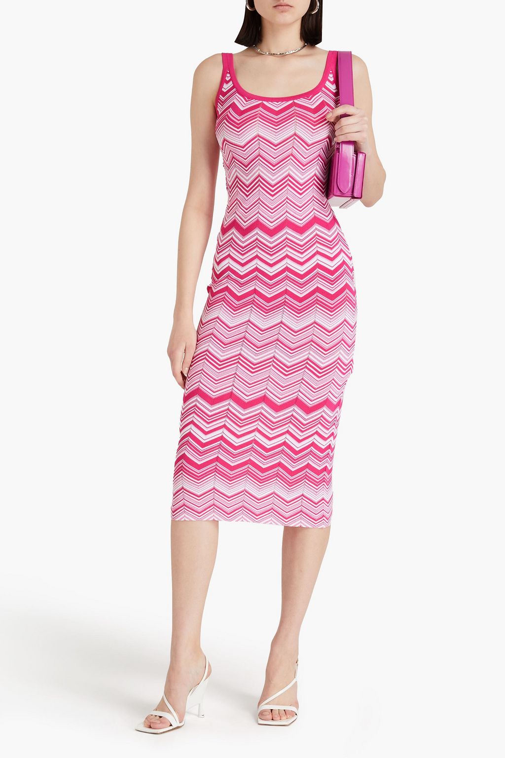 MISSONI Crochetknit midi dress THE