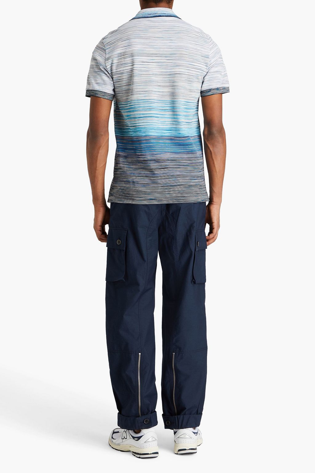 MISSONI Space-dyed cotton polo shirt