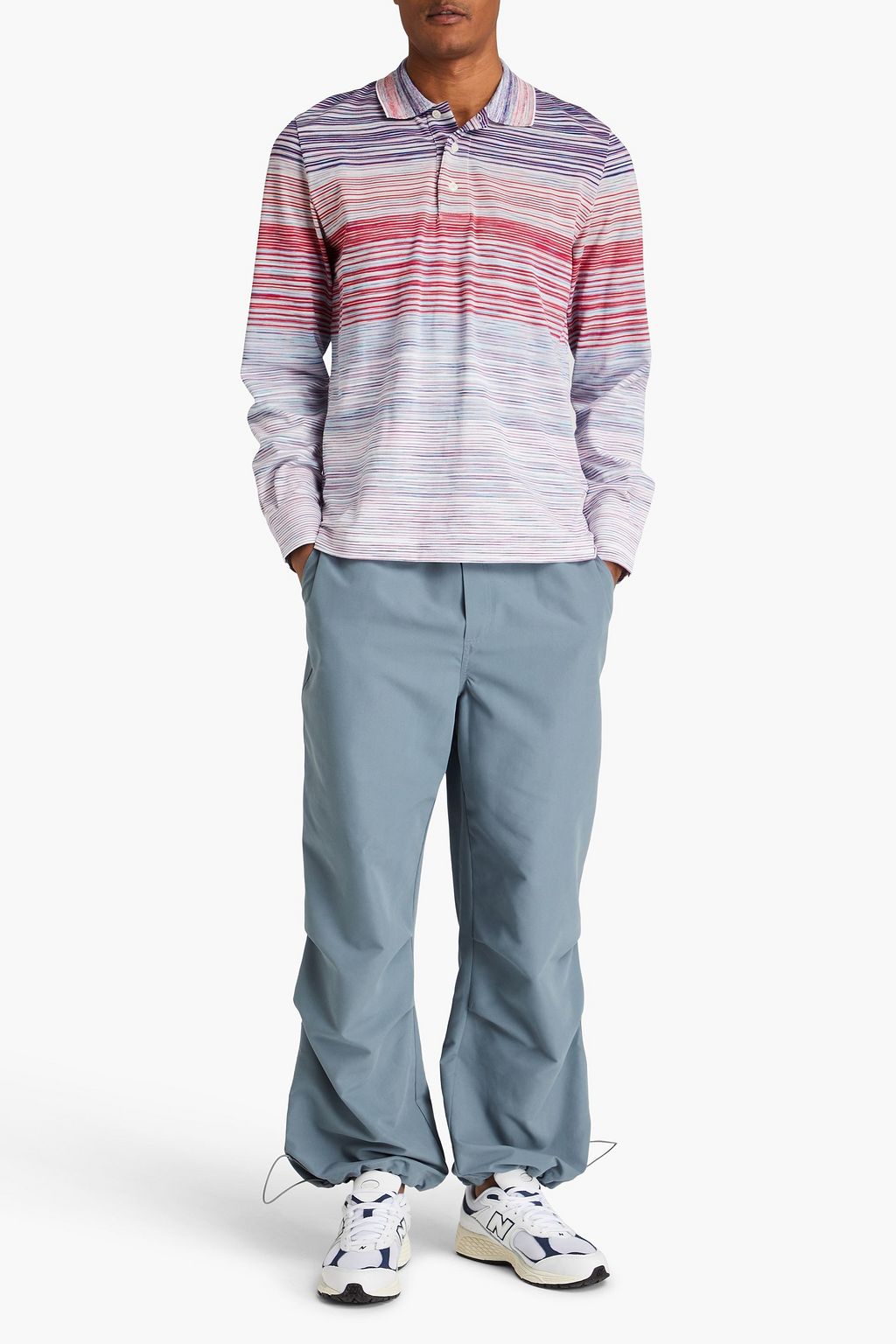 MISSONI Space-dyed cotton polo shirt