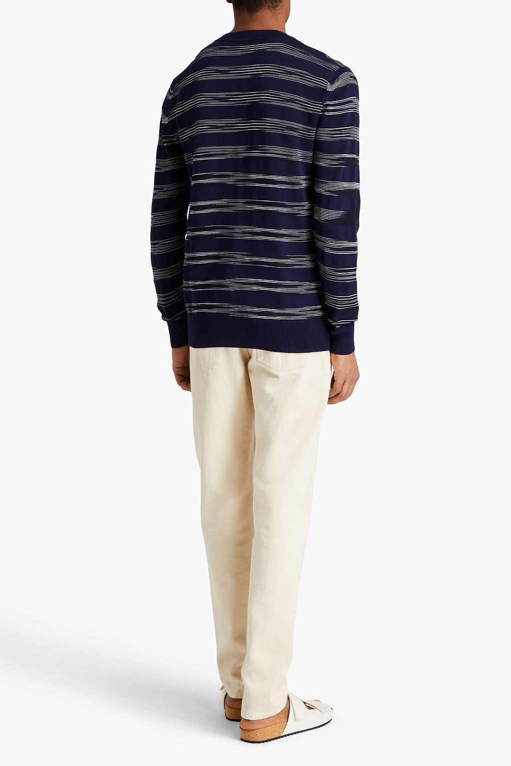 MISSONI Space-dyed cotton-blend sweater