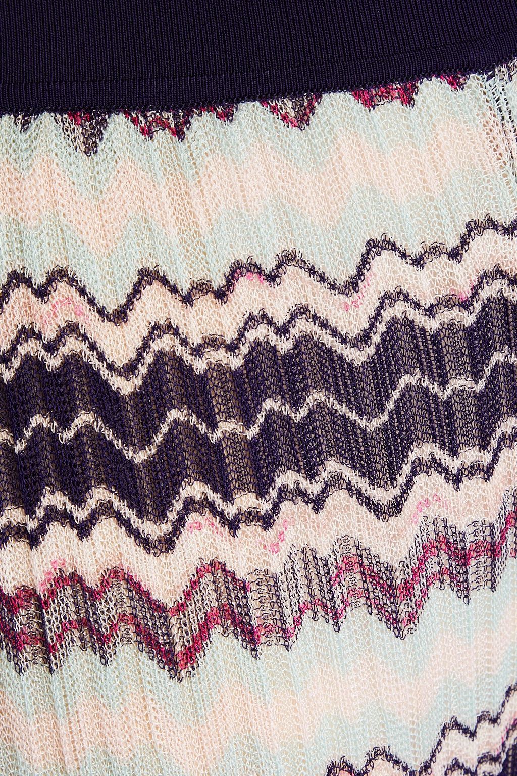 MISSONI 크로셰 니트 스트레이트 레그 팬츠