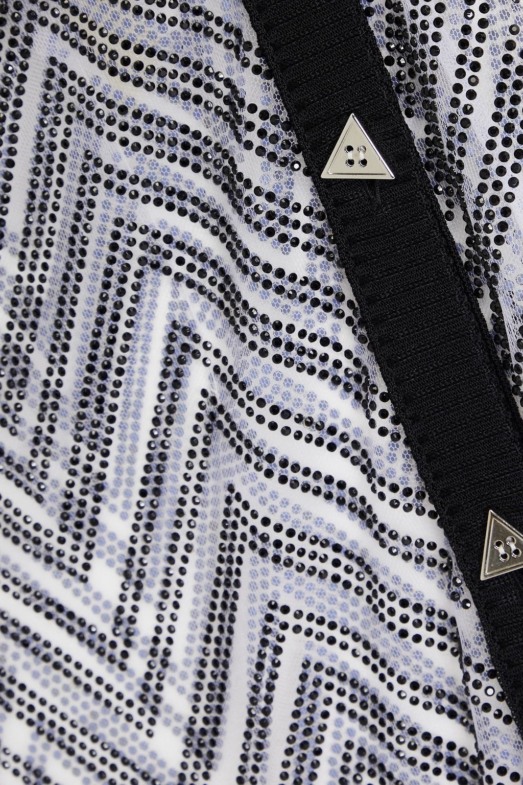 MISSONI تنورة قصيرة مصنوعة من التول ومزينة بالكريستال