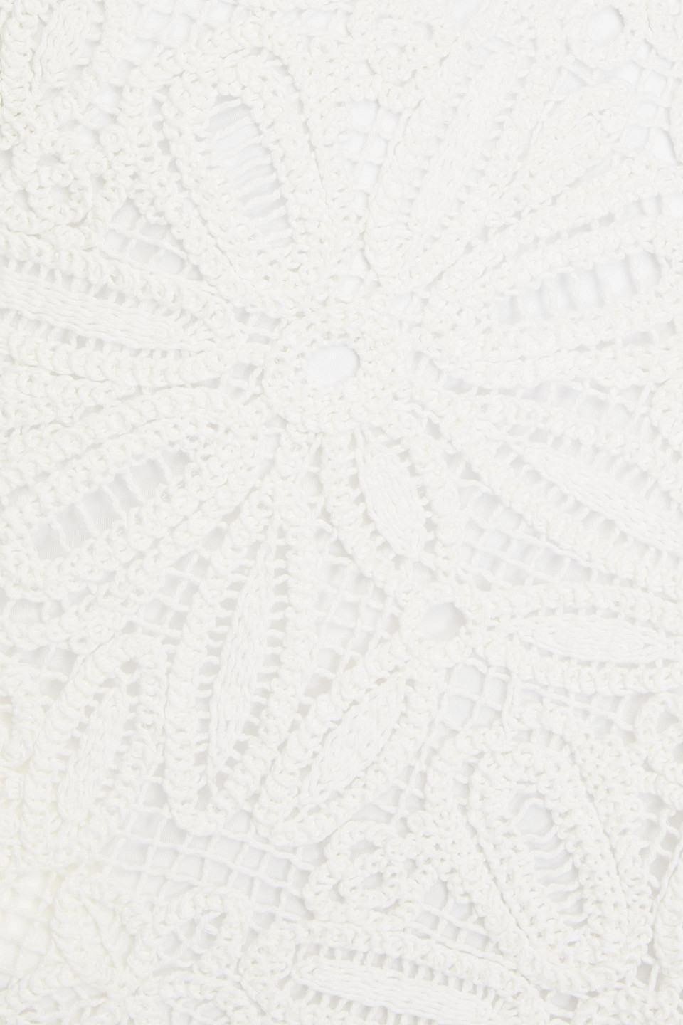 Maje Rock Aus Makramee-spitze In Weiss