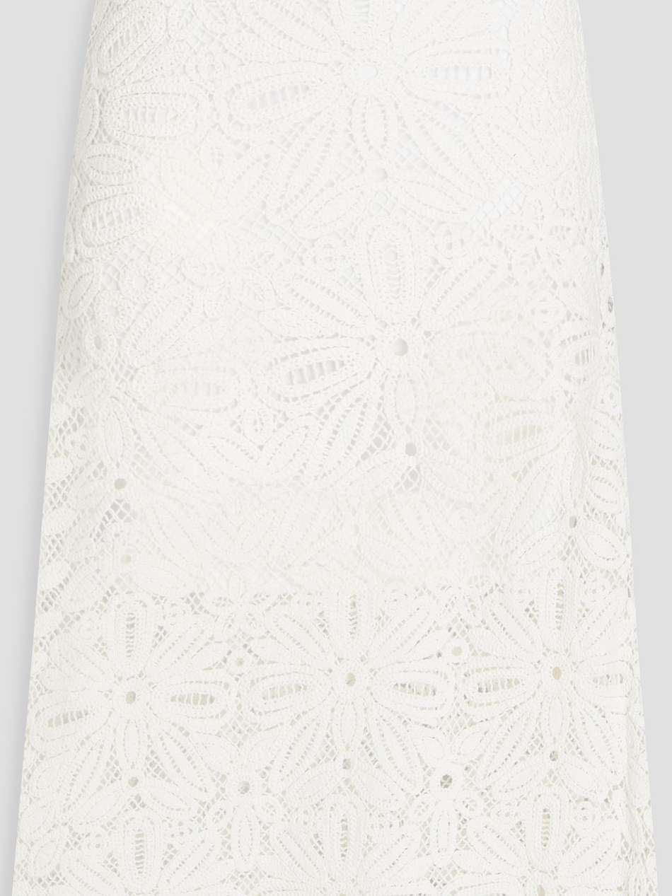 crocheted cotton skirt