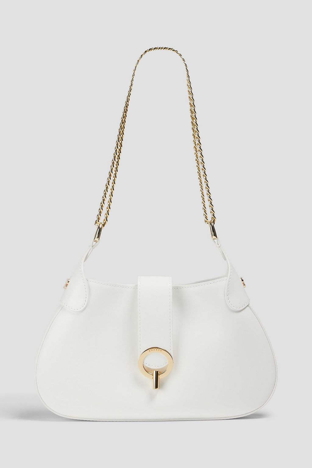 SANDRO Sweet Janet leather shoulder bag THE OUTNET