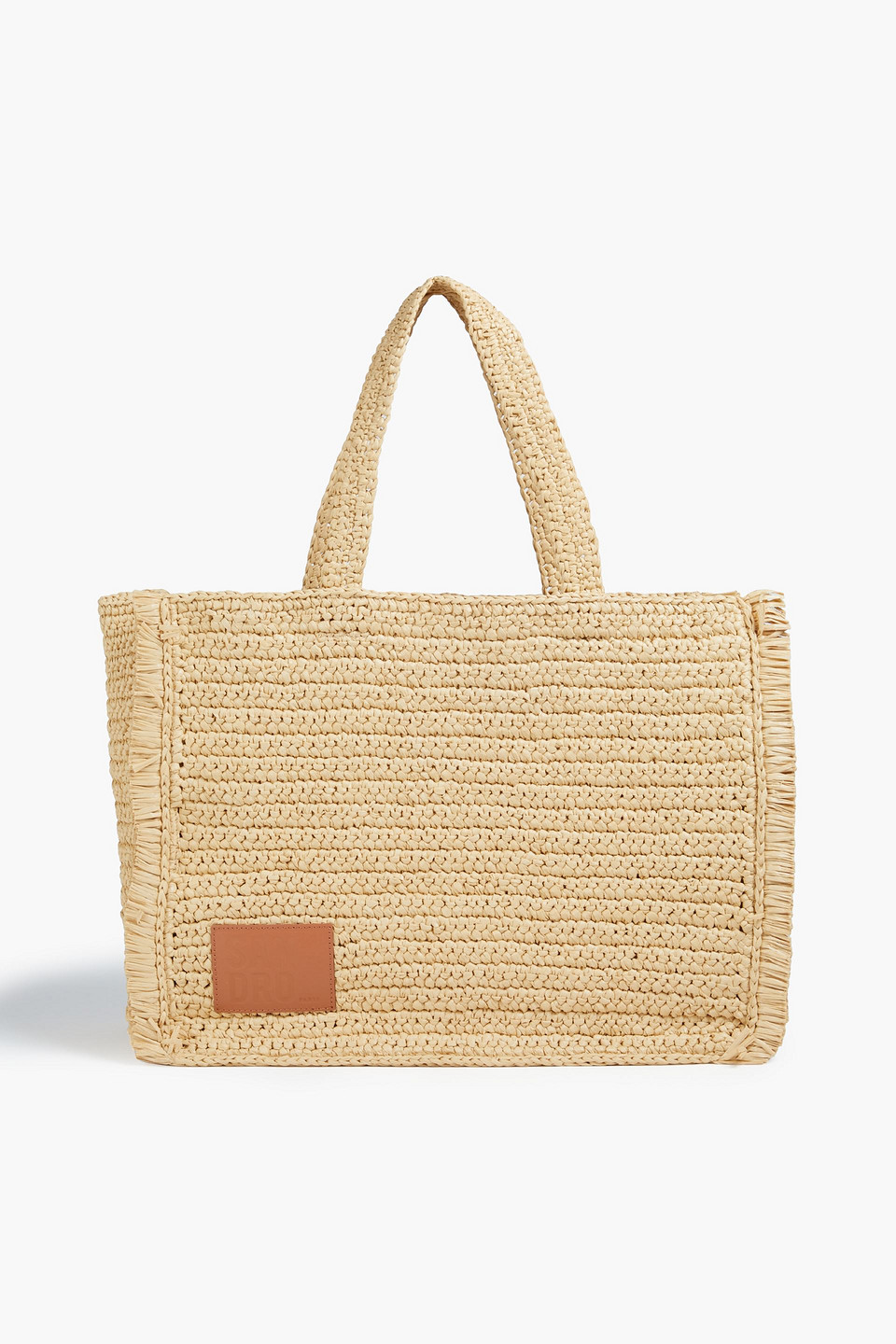 Sandro Kasbah Raffia Tote In Brown