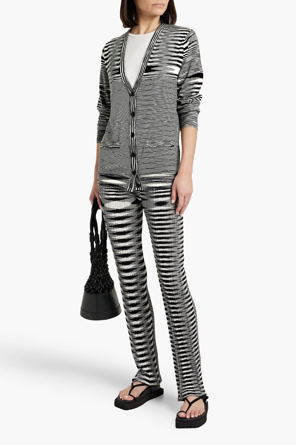 MISSONI Space-dyed wool cardigan