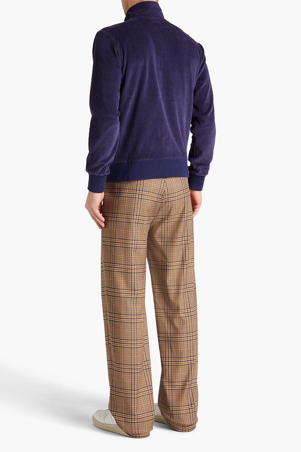 CANALI Cotton-blend corduroy sweatshirt