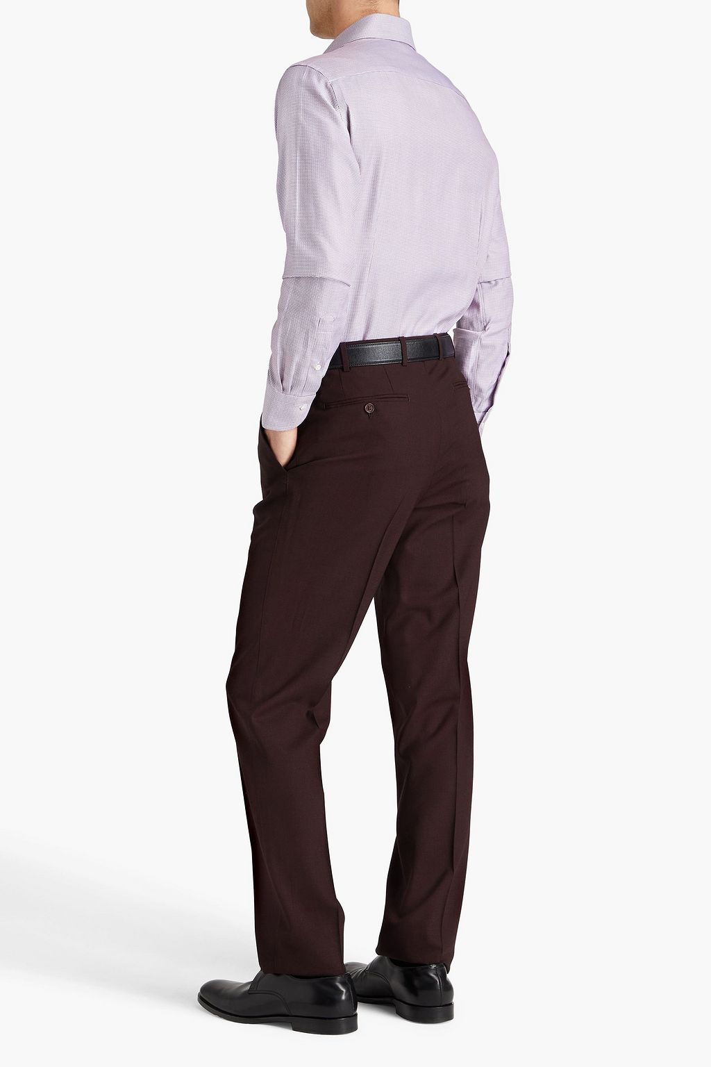 CANALI قميص مصنوع من قطن جاكار