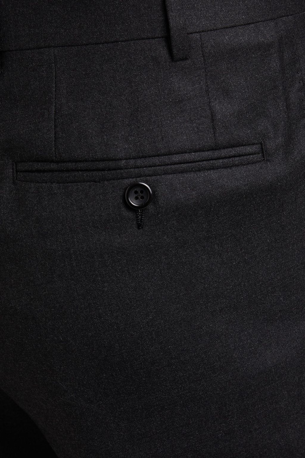 CANALI Wool and silk-blend suit pants