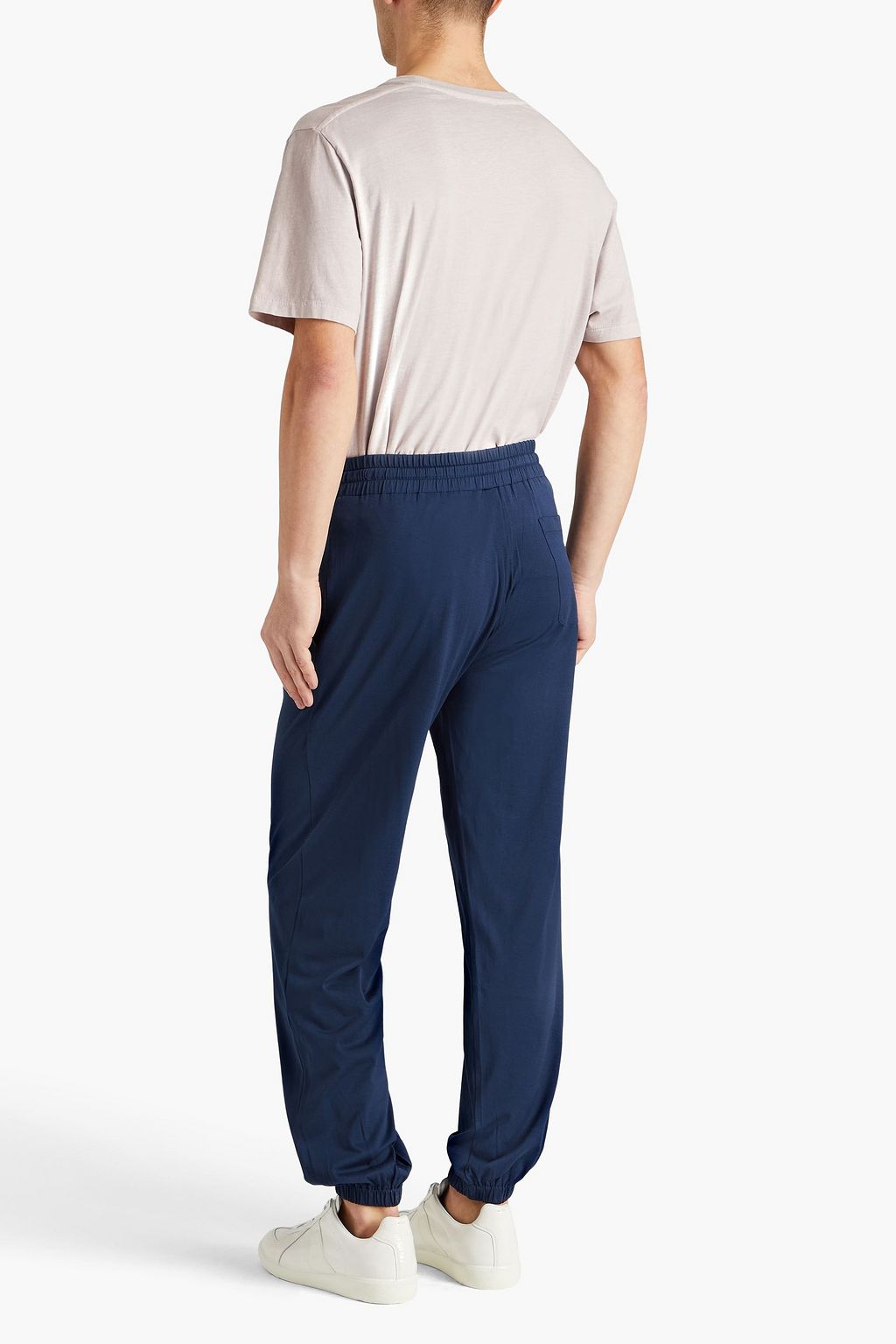 CANALI بنطال رياضي مصنوع من قطن جيرسي