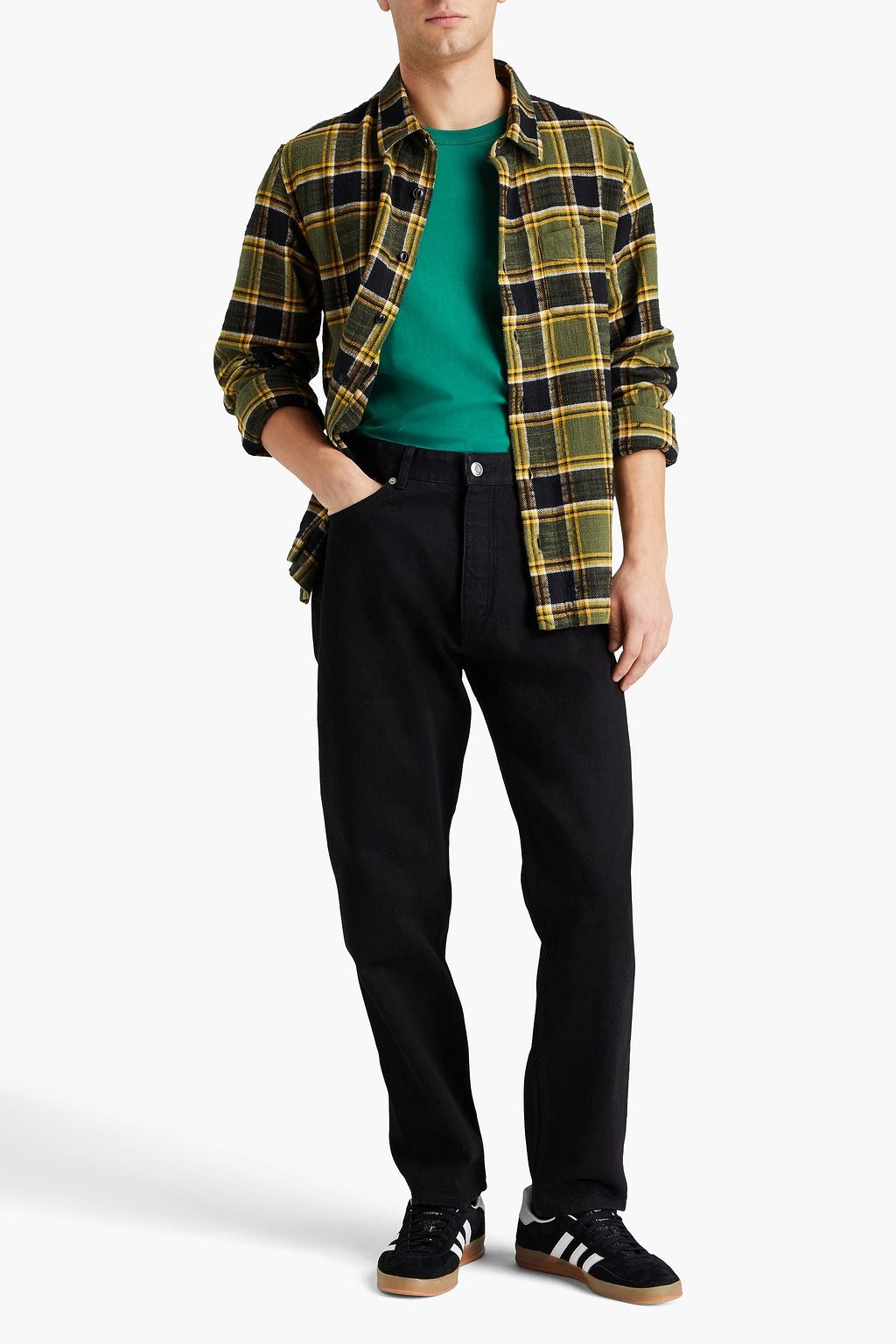 MAISON KITSUNÉ Denim flared jeans