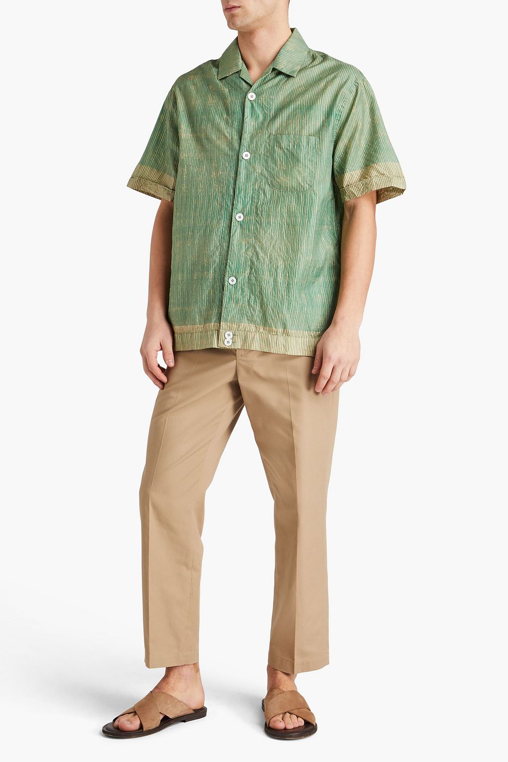 SMR DAYS Striped silk shirt