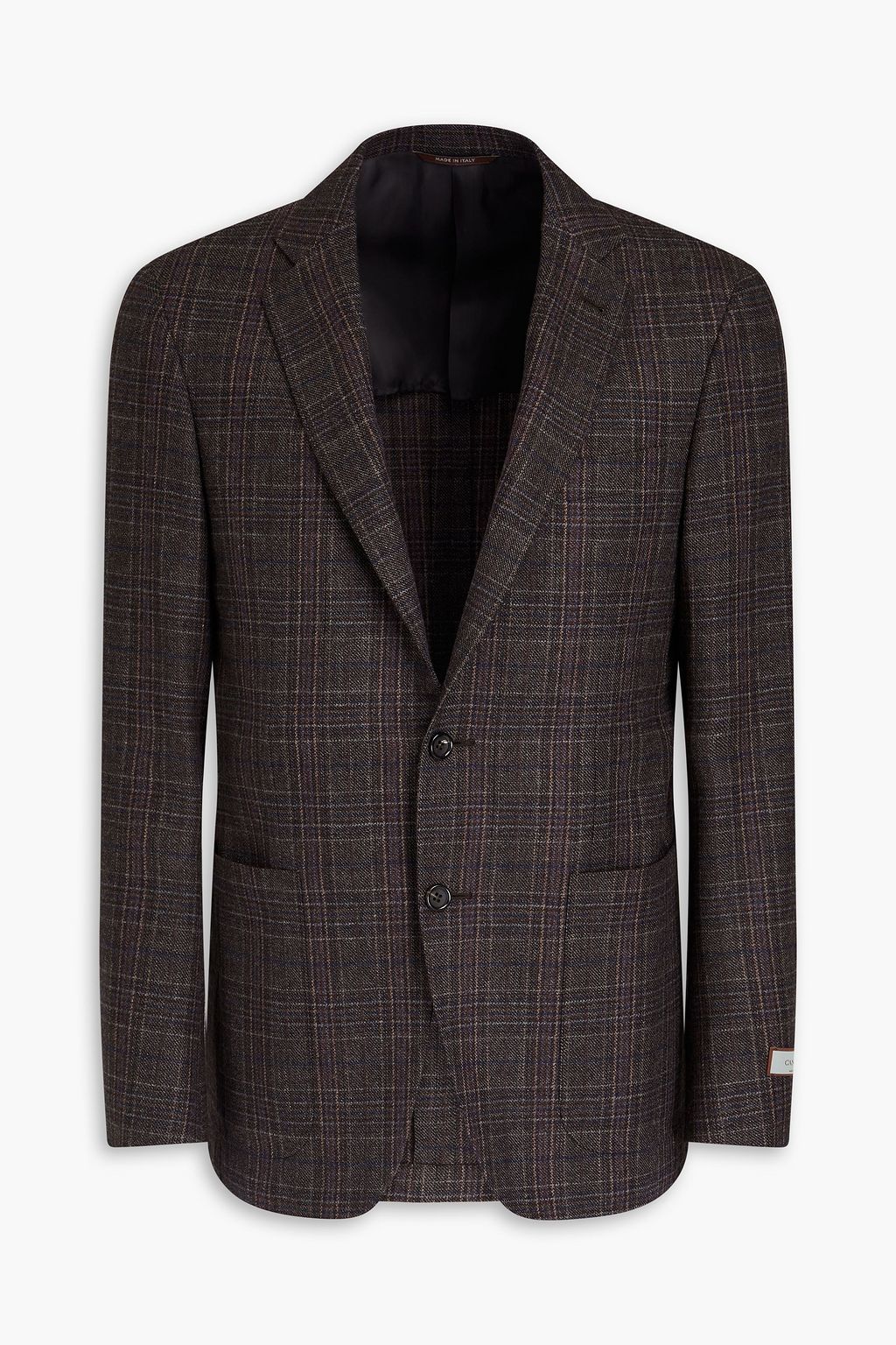 CANALI Checked wool blazer THE