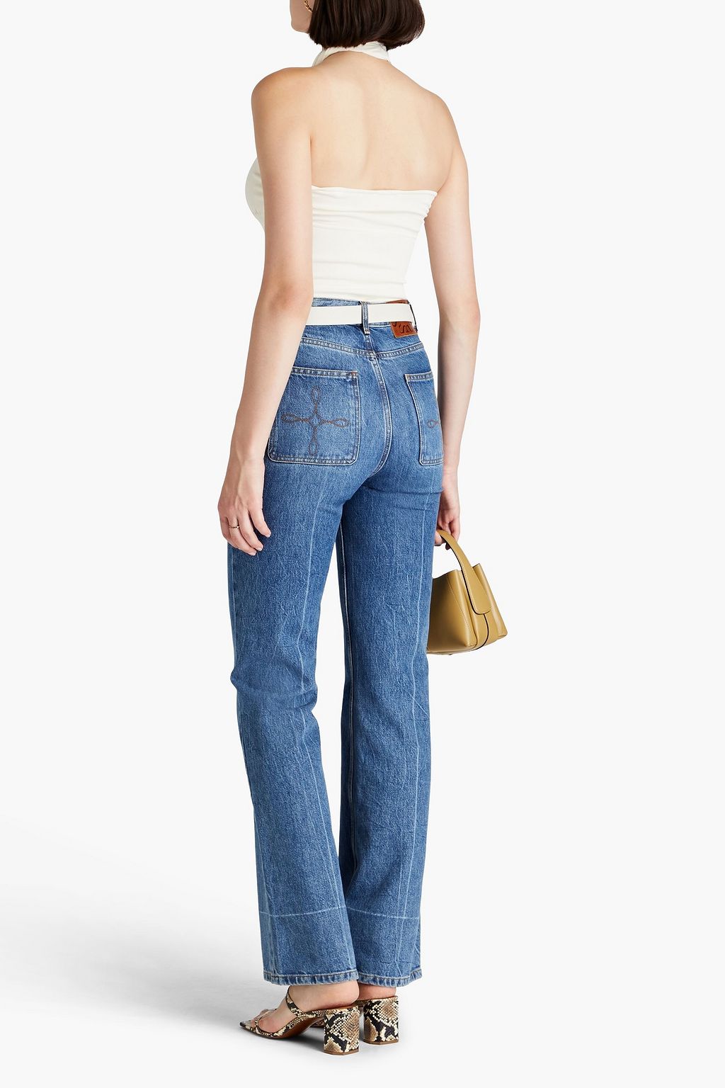 SANDRO Cutout knitted bodysuit
