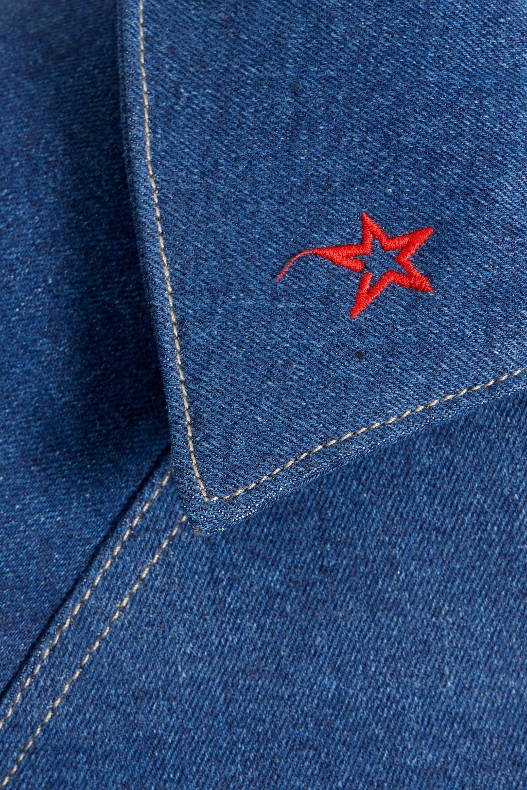 PERFECT MOMENT X DL1961 Corentine embroidered denim ski jacket
