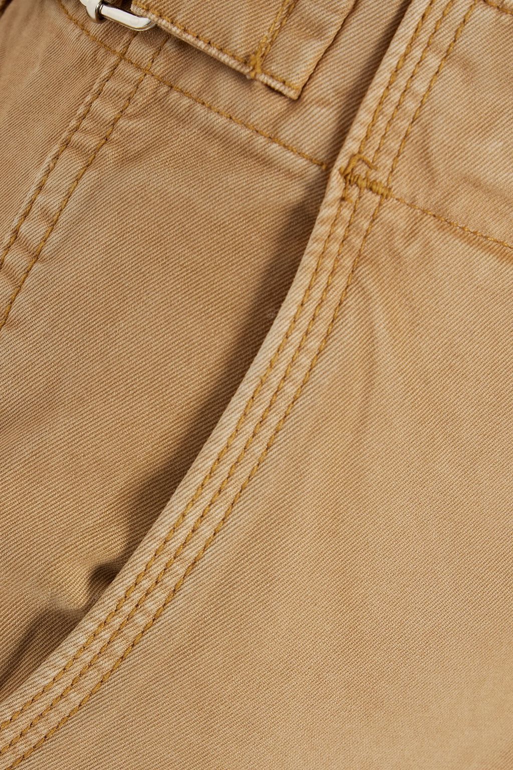 EB DENIM Cotton-twill straight-leg pants