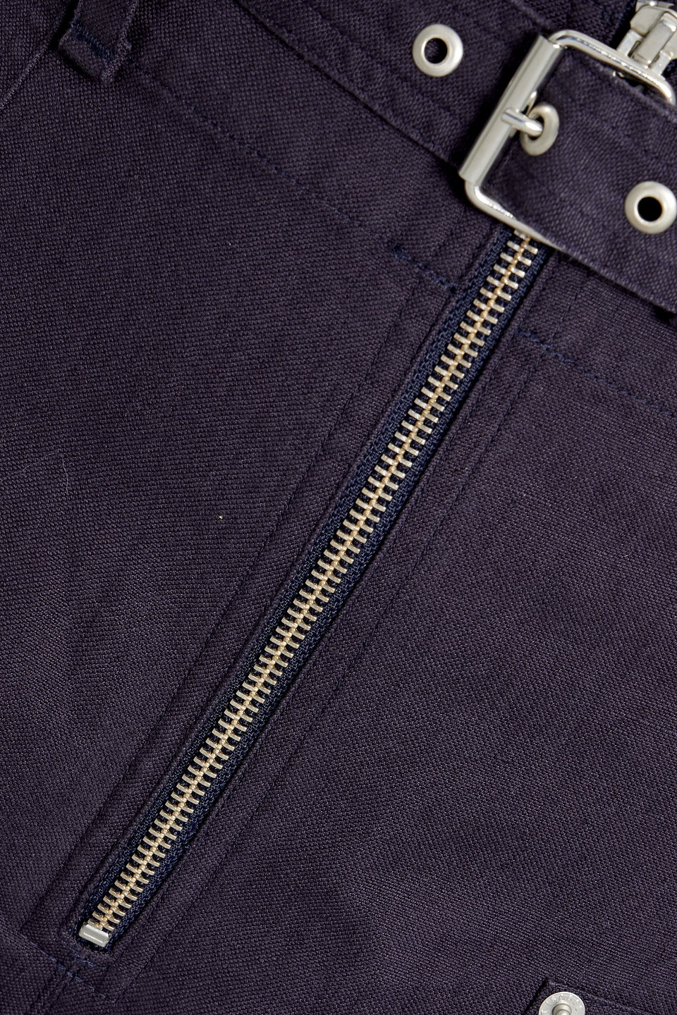Shop Isabel Marant Étoile Belted Cotton And Linen-blend Canvas Straight-leg Pants In Dark Purple