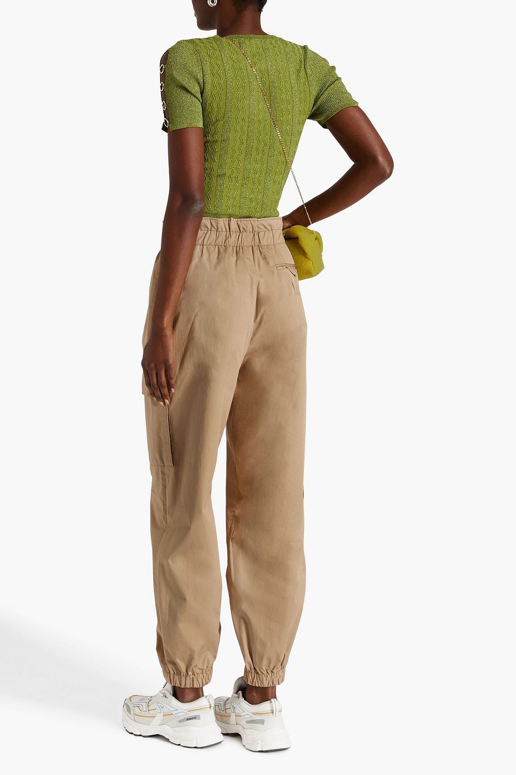 SANDRO Cotton-twill cargo pants