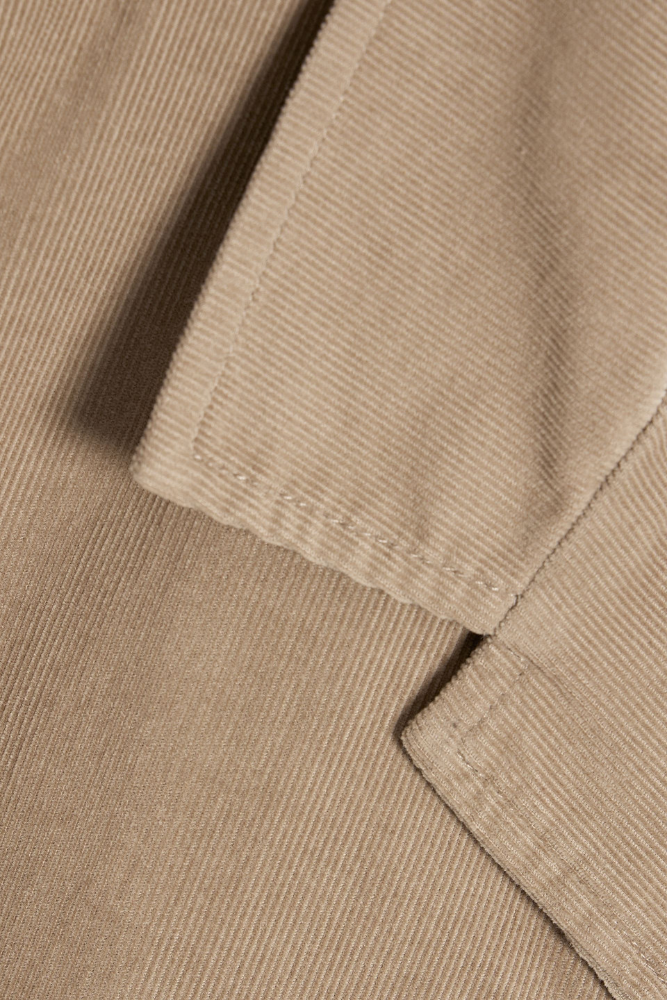 Shop Frame Cotton-corduroy Shirt In Beige