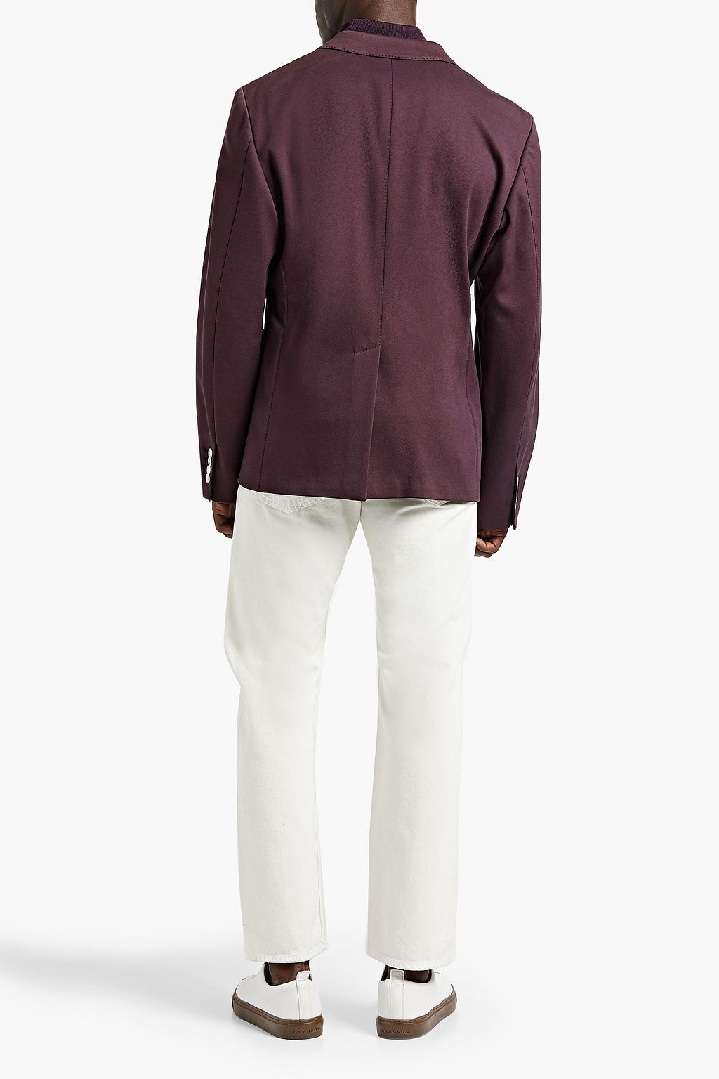 DOLCE&GABBANA Embroidered cotton-blend jersey blazer