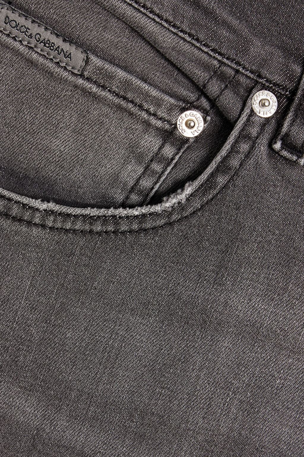 DOLCE&GABBANA Faded denim jeans | THE OUTNET