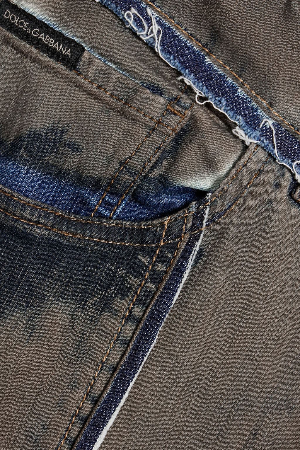 DOLCE&GABBANA Distressed denim jeans
