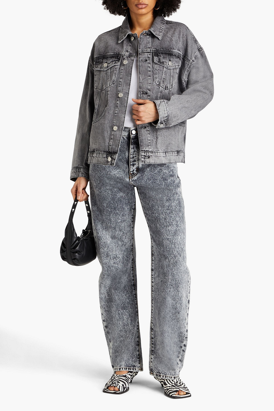 Holzweiler Denim Jacket In Hellgrau