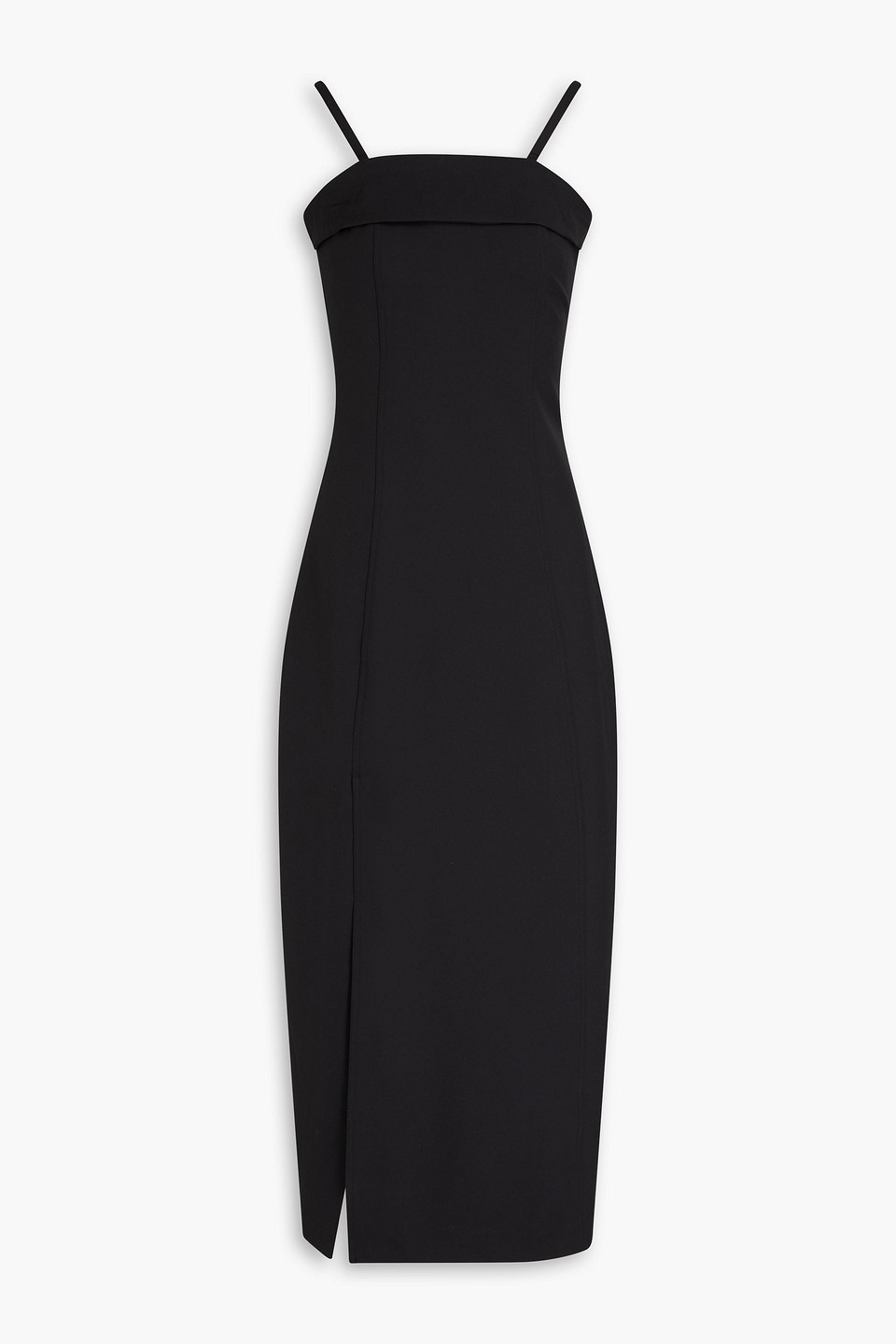 Holzweiler Convertible Jersey Midi Dress In Black