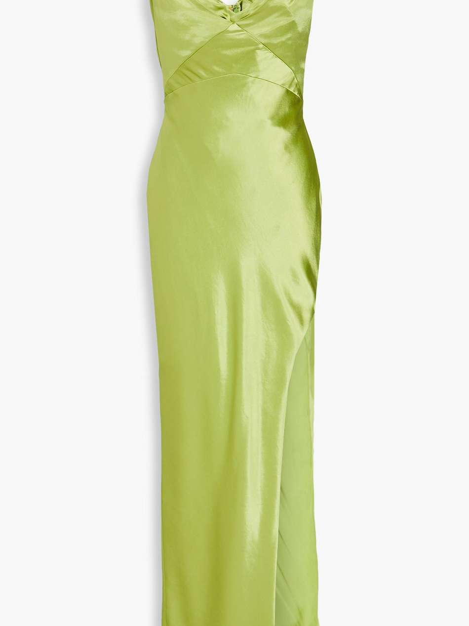 ariah satin maxi dress