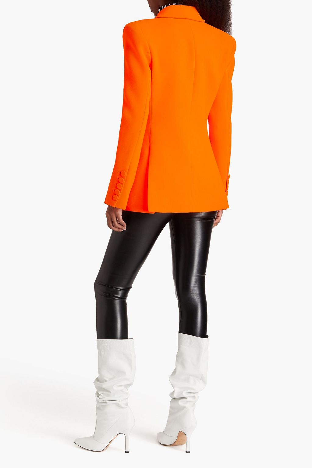 ALEX PERRY Landon double-breasted crepe blazer