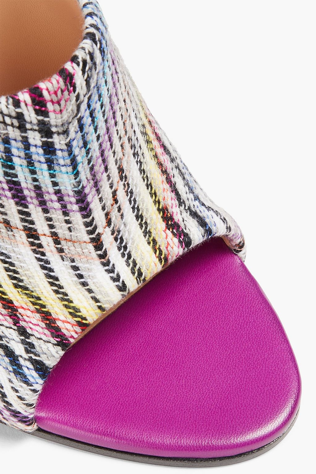 MISSONI حذاء ميول مصنوع من مزيج من القطن بحبكة كروشيه