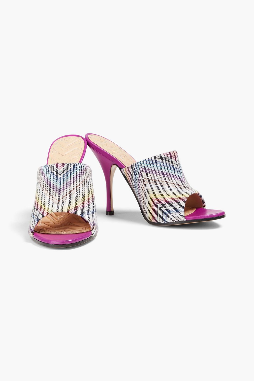 MISSONI حذاء ميول مصنوع من مزيج من القطن بحبكة كروشيه