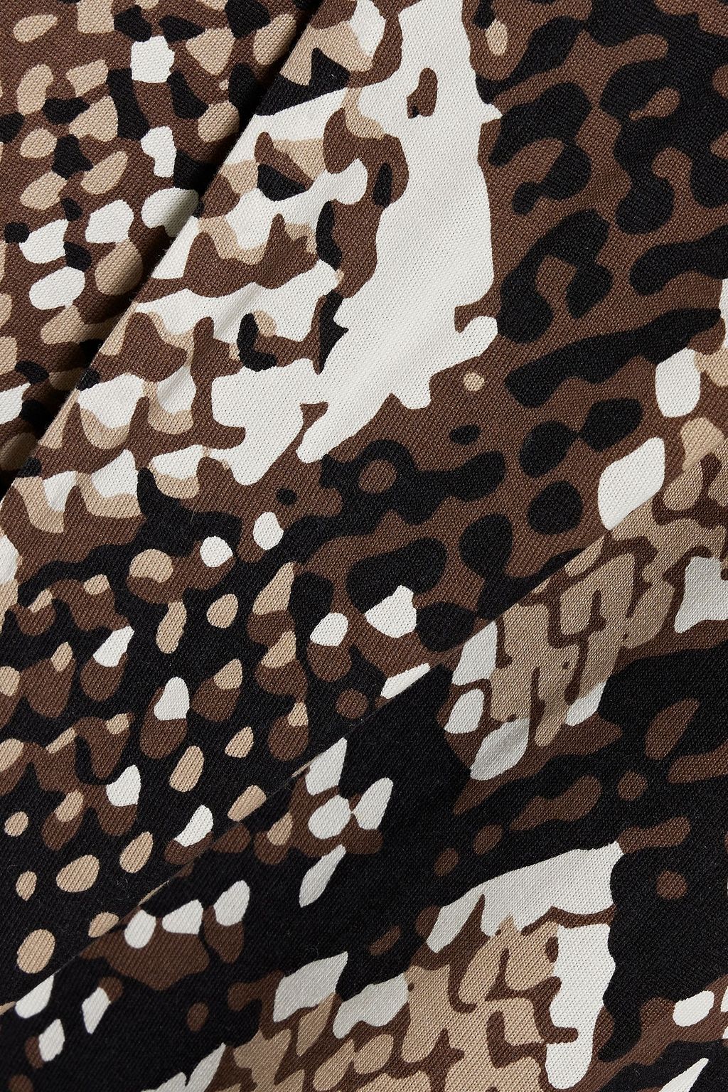 DIANE VON FURSTENBERG シルクジャージー ラップドレス スネークプリント