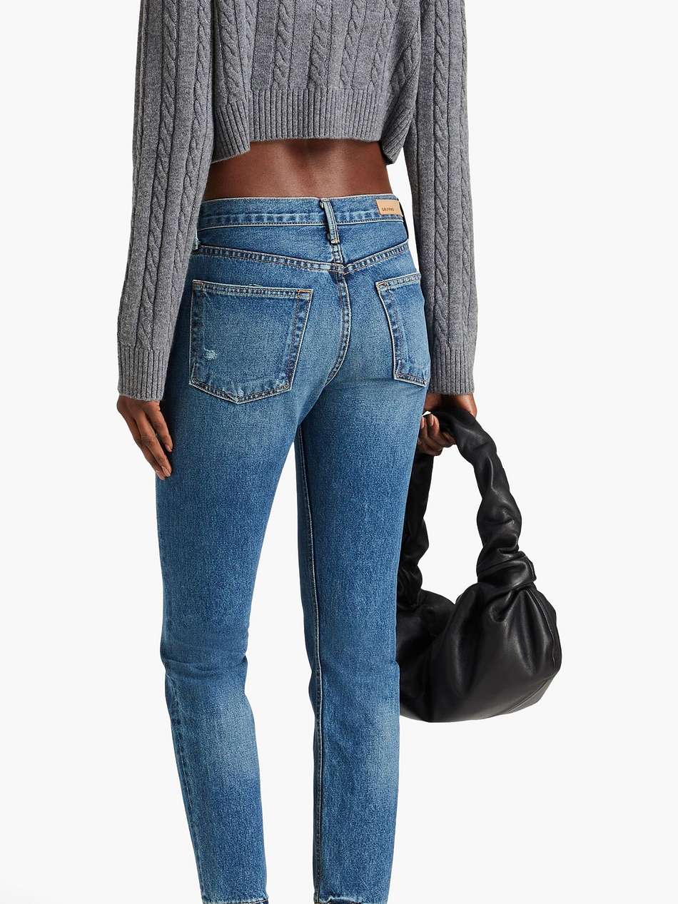 karolina petite high-rise slim-leg jeans