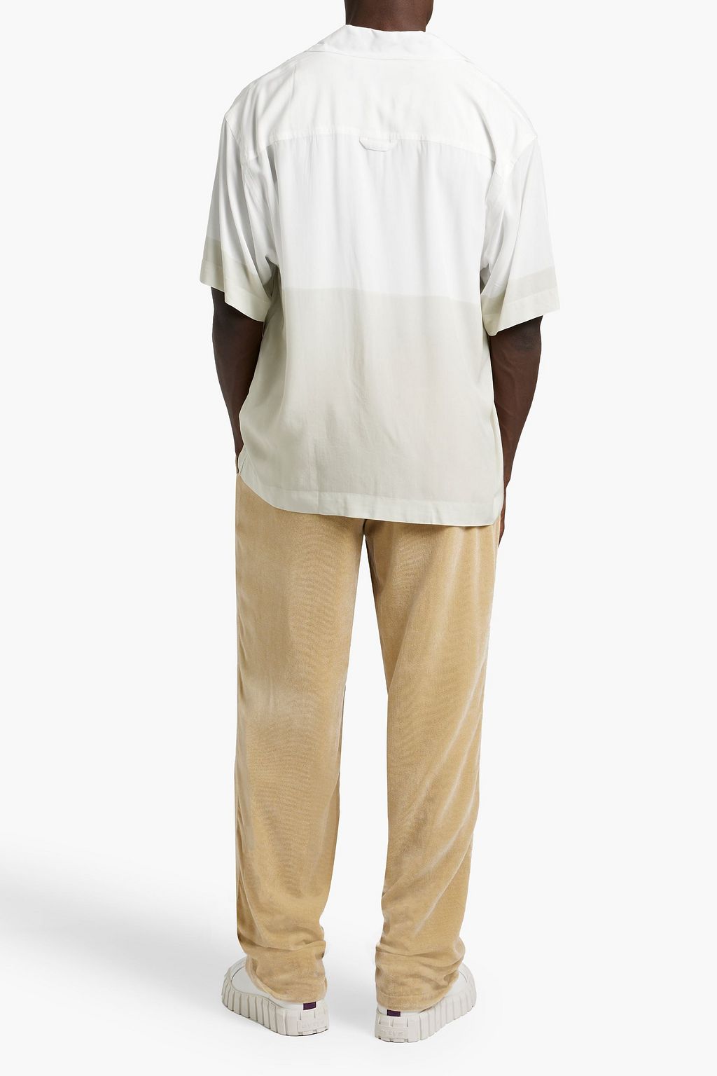 JACQUEMUS Metallic terry sweatpants