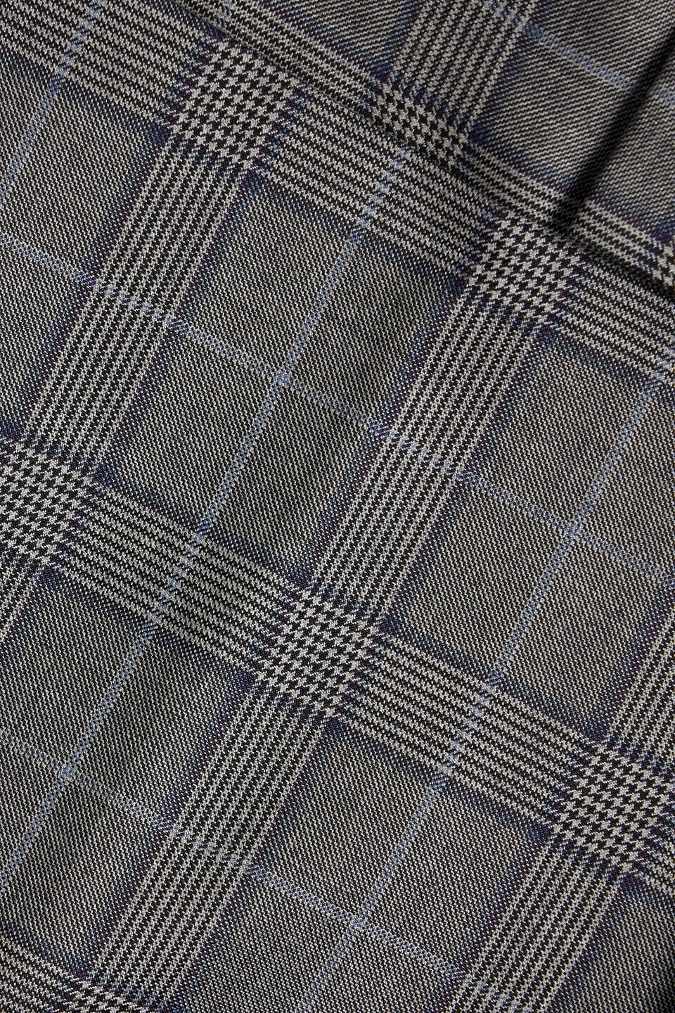 Gabriela Hearst Sebastian Slim-fit Prince Of Wales Checked Wool Suit Pants In Anthracite