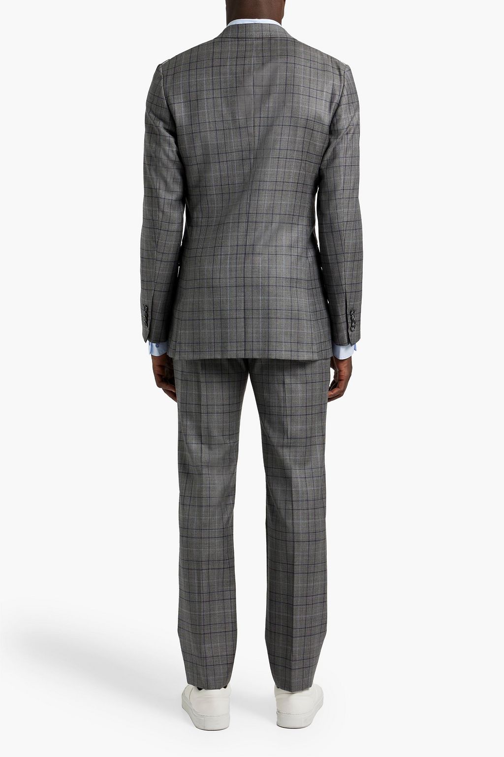 GABRIELA HEARST Damien Prince of Wales checked wool suit jacket