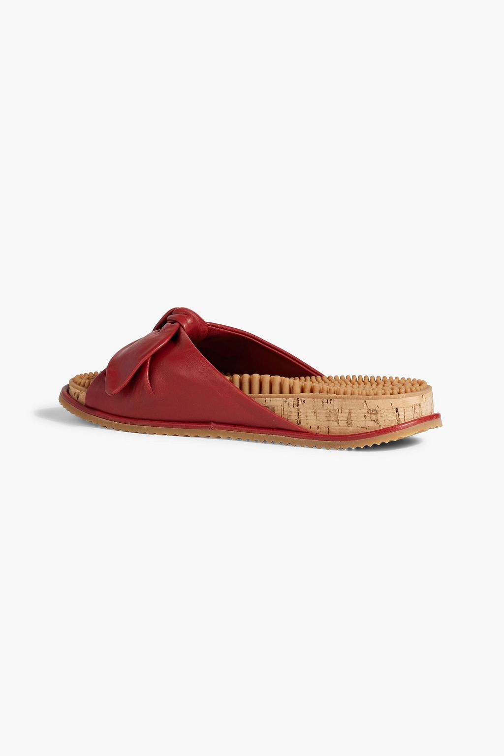 GABRIELA HEARST Virgil bow-detailed leather slides
