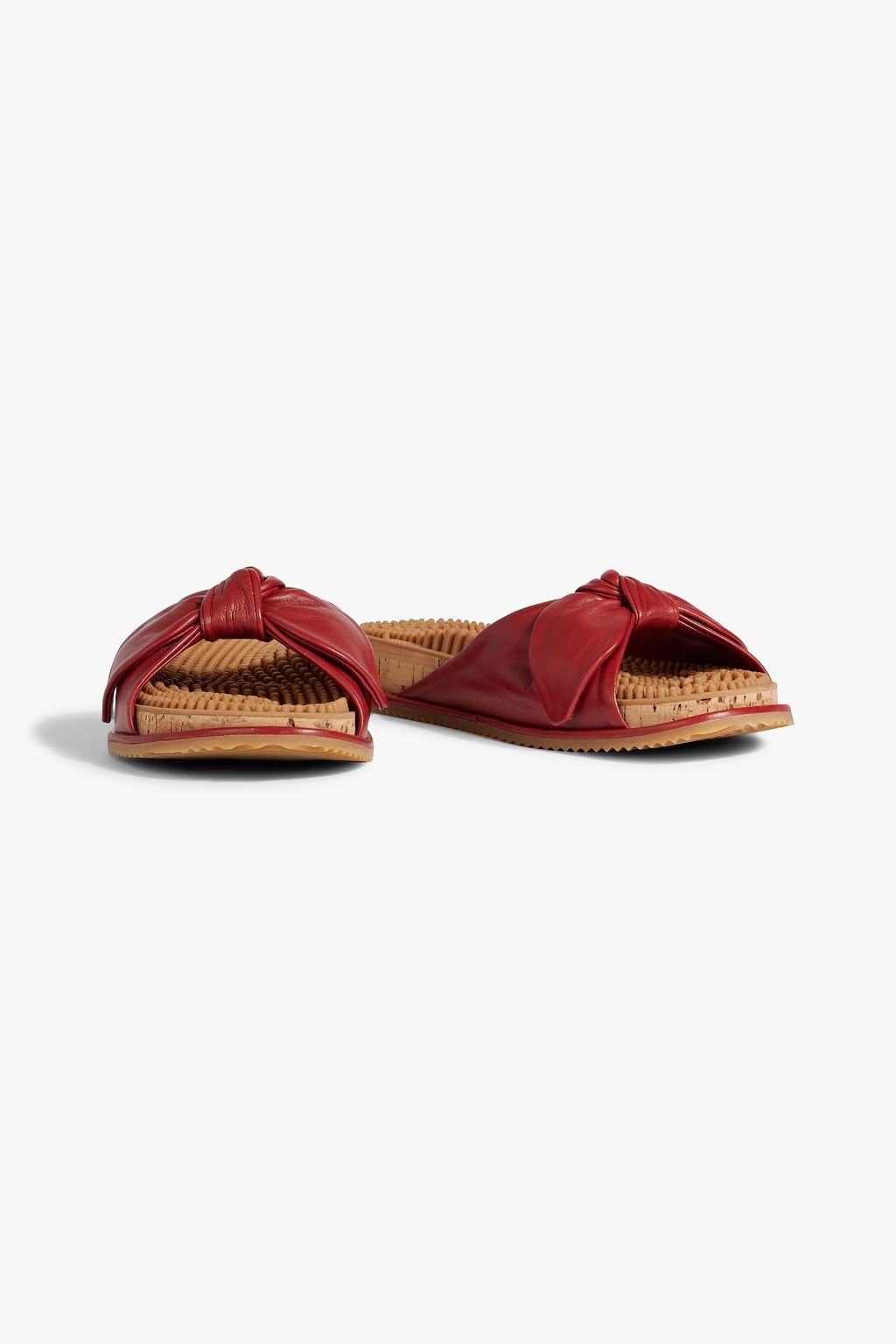 GABRIELA HEARST Virgil bow-detailed leather slides