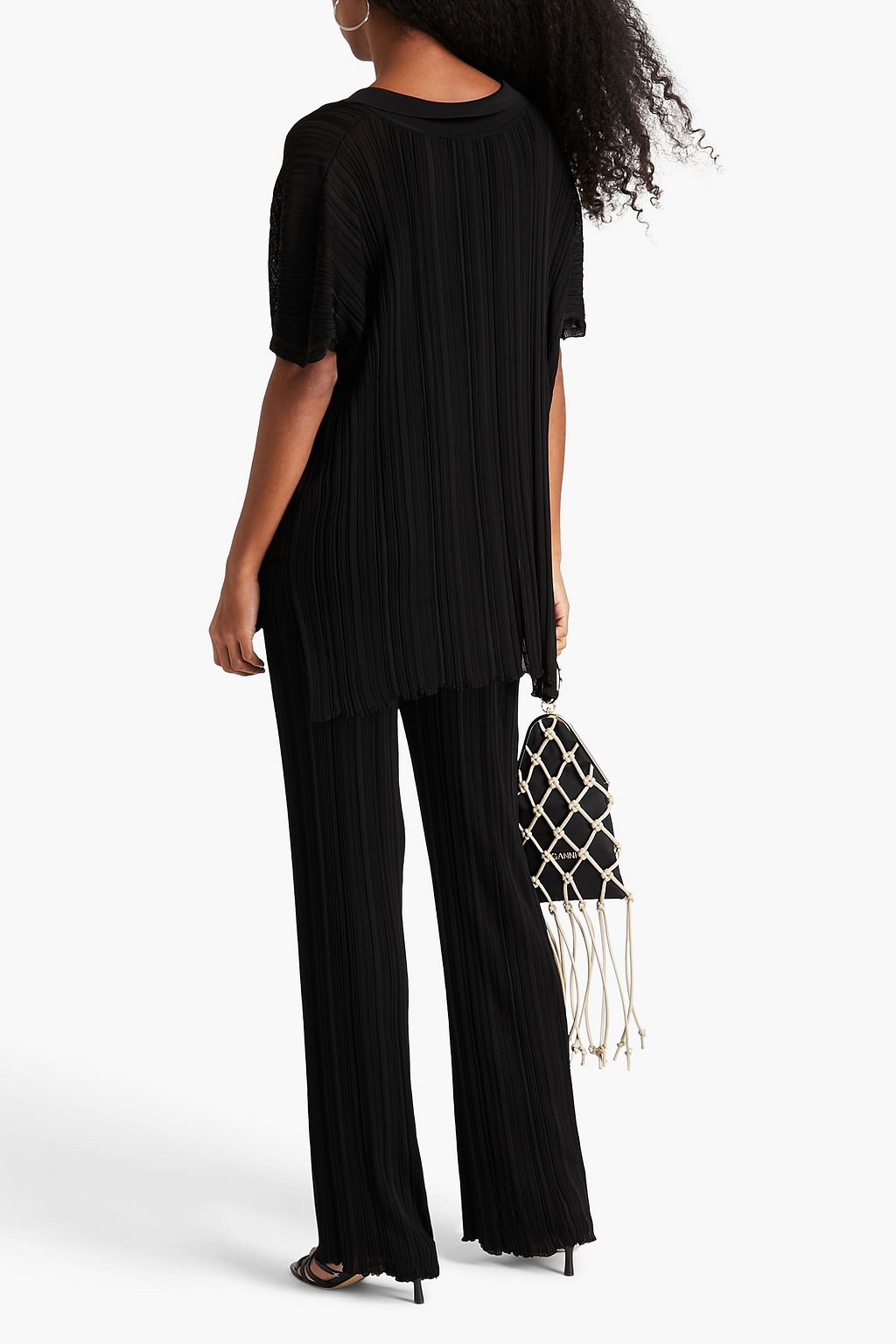 GENTRYPORTOFINO Ribbed-knit polo shirt